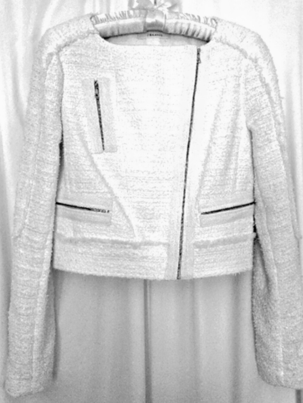 ( J Brand ) White Moto / Bomber Jacket